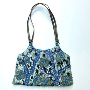 ❤️SOLD❤️Jamin Puech Vintage Sequined Small Beaded Evening Bag